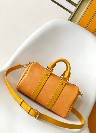 Borsa a Tracolla da Donna in Pelle Sintetica Liscia, Essenziale per l'Uso Quotidiano, con Superficie Esterna Morbida, Completamente Regolabile, Tracolla Regolabile, Manico per Trasporto a Mano, Ideale per Uso Casual e Quotidi
