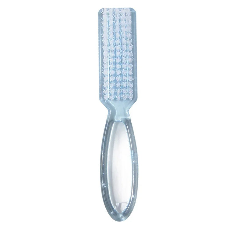Cleaning Nail Brushes Transparent Long Handle Soft Remove Dust Nail Brushes Multifunctional Five Color Manicure Pedicure Tools
