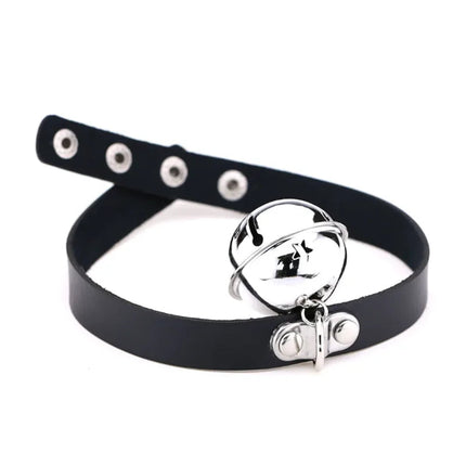 1Pc Harajuku Cuore Sexy Rivetti Cuoio DELL'UNITÀ di elaborazione Nero Goth Punk Girocollo Per Y2K Ragazze FAI DA TE Goth Star Pentagramma Collane Grosse Gioielli PlatiNum