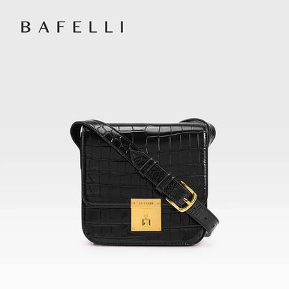 BAFELLI DONNE BORSE MODA 2025 IN PELLE MINI BOXY BAG CROSSBODY DESIGNER ORIGINALE Lusso Spalla SCHEDA MESSENGER FEMALE