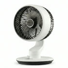 Ventilatore da tavolo USB da 7800 mAh, 5 velocità regolabili, timer 9H e 120° °   Ventilatore Elettrico Oscillante Intelligente da Parete Silenzioso per Cucina e Bagno