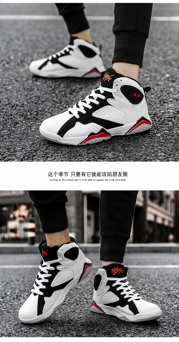 Men Basketball Shoes Fashion Non-slip Mens Casual Sneakers Man Sports High Quality Outdoor Jogging Shoes Boys Athletic Wear Traf