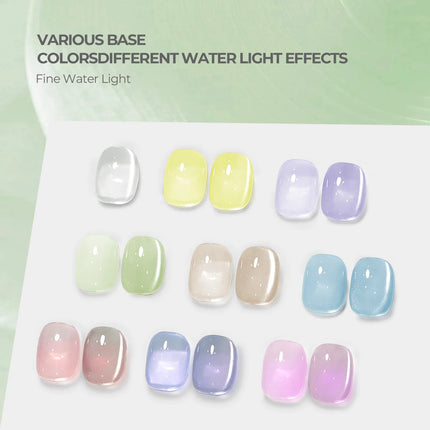 Nailpop Cat Eye Gel Polish 15ml HEMA/TPO Free Magnetic Nail Varnish Coarse Fine Glitter Particles Effect UV/LED Cured DIY 1pc