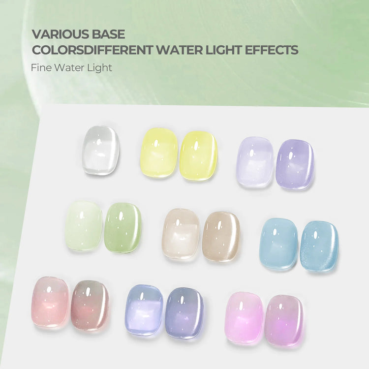 Nailpop Cat Eye Gel Polish 15ml HEMA/TPO Free Magnetic Nail Varnish Coarse Fine Glitter Particles Effect UV/LED Cured DIY 1pc