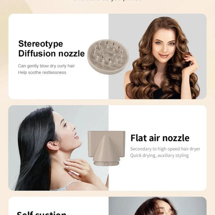 9 in 1 Hair dryer Professional Negative Ion curling Iron Hair Straightener Brushless Motor High Speed Hair Dryer Hot Comb Set