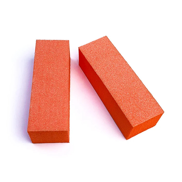 500Pcs/Carton Sponge Nail File Buffer Block Manicure Pedicure File Polishing
