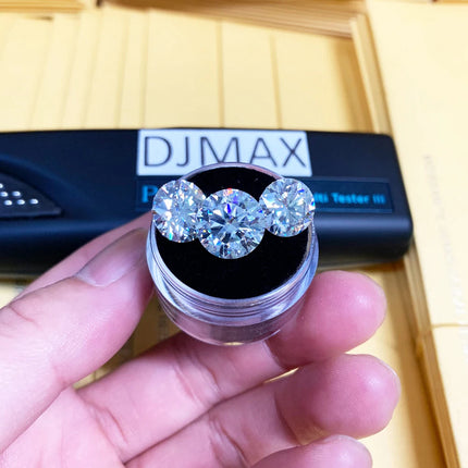 New Premium D Color VVS1 Moissanite Loose Stone Full Size Factory Wholesale Fine Jewelry Certified Moissanite Diamonds With GRA PlatiNum