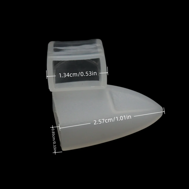Transparent Plastic Cuticle Nipper Protective Cover Anti-Scratch Dustproof Storage Sleeve Nail Tool Tip Guard Cap