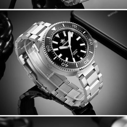 ADDIESDIV2025 New 8215 Movement 200m Waterproof BGW9 Blue Luminous Luxury Diving Automatic Watch Stainless Steel Sapphire AD2523