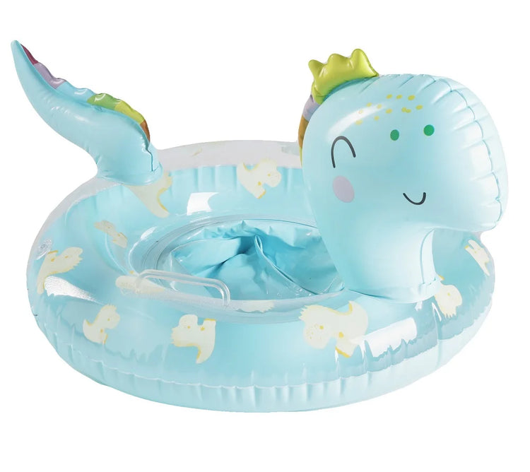 Rooxin Dinosauro gonfiabile Anello per piscina Galleggiante per piscina Cerchio per piscina Sedile galleggiante per tubo