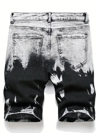 Estate nuovi jeans corti da uomo elasticizzati slim pantaloncini di jeans dal design retrò alla moda streetwear pantaloncini cargo in cotone 98% uomo