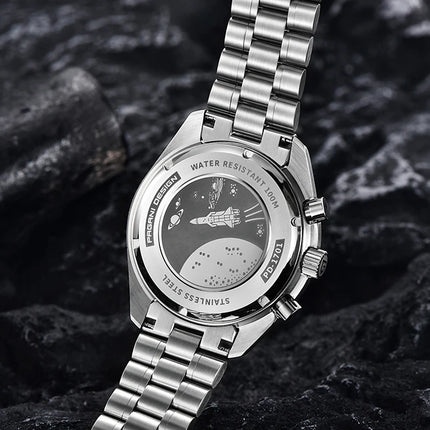 PAGANI DESIGN PD1701 Orologi da uomo di lusso in oro Orologi da polso al quarzo Cronografo VK63 Orologio da uomo AR Orologio con specchio in zaffiro Regali