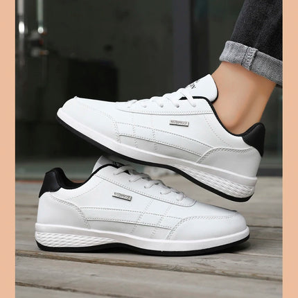 Pu Leather Men Shoes Sneakers Trend Casual Breathable Leisure Male Sneakers Non-Slip Footwear Vulcanized Shoes Tenis Masculino