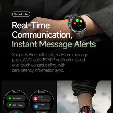 Nuovo Smartwatch 2026 con Analisi AI del Grasso Corporeo, ECG+PPG, Acido Urico, Pressione Sanguigna, Ossigeno nel Sangue, Chiamate, Schermo AMOLED per Uomini e Donne platinumshop