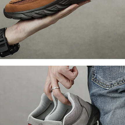 Scarpe Casual in pelle da uomo mocassini traspiranti Sneakers da uomo 2024 nuove scarpe da ginnastica piatte in pelle comode da uomo scarpe da uomo