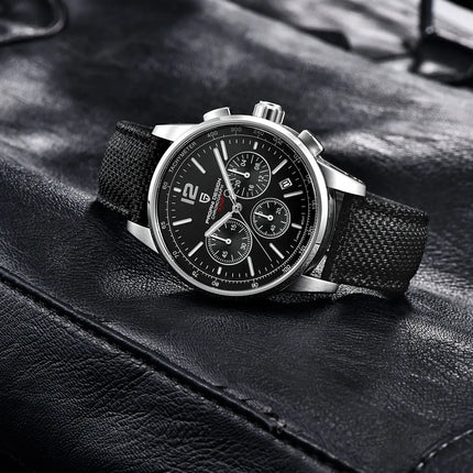 Orologio al Quarzo da Uomo Pagani Design VK63, 41MM, Vetro Zaffiro, Impermeabile 10 Bar, Sportivo, Reloj Hombre