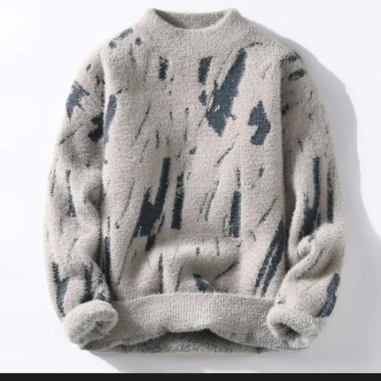 Brand Clothing High Quality Fashion Sweaters/Male Loose Casual Knitted Pullover/Man Casual Round Neck Sweaters M-3XL