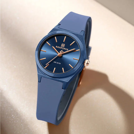 NAVIFORCE 2025 Orologi moda donna Orologio al quarzo Sport Cinturino in silicone Orologi da polso da donna Orologio semplice Regalo relogios feminino platinumshop