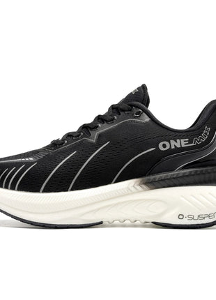 ONEMIX Nuove scarpe da corsa ammortizzanti per uomo Runner pesanti adatti Stringate Sport Donna Scarpe da ginnastica da uomo atletiche all'aperto antiscivolo PlatiNum