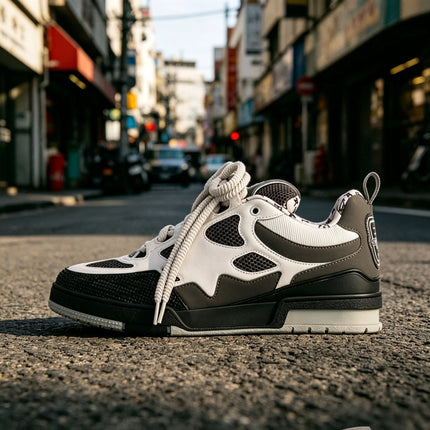 2026 New Men Women Fashion Lace Up Skateboard Shoes Non Slip Wear-resistant Couple Sneakers Daily Walking Outdoor Casual Athletic Sports Footwear