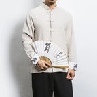 Long sleeved Beige / Asian 2XL 70-76KG