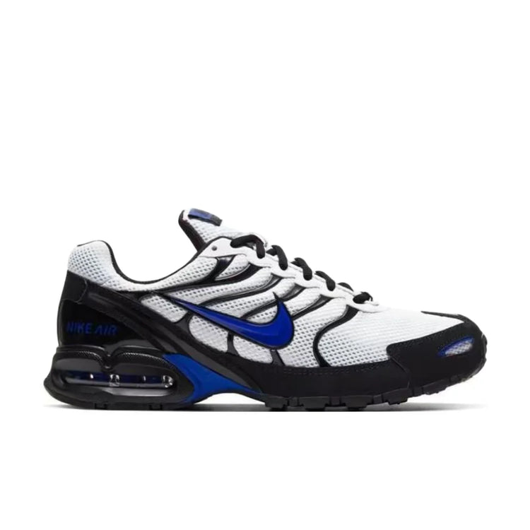 Nike Air Max Torch 4 Scarpe da corsa casual basse comode e traspiranti per uomo in nero, bianco e blu CW7026-100