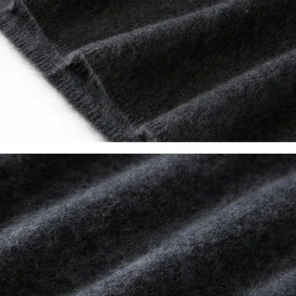Autumn Winter Knitted Woolen High Waist Slim Fit Half-length Skirt Women's Mid-length Wrap Bodycon Skirt Elegant Commute Style PlatiNum