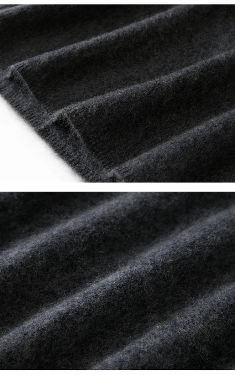Autumn Winter Knitted Woolen High Waist Slim Fit Half-length Skirt Women's Mid-length Wrap Bodycon Skirt Elegant Commute Style PlatiNum
