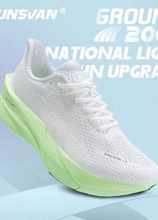 IRUNSVAN Surface 2000 Nylon Running Shoes for men Professional High Springback Training Women Outdoor Fitness Sport Shoes  ﻿ PlatiNum