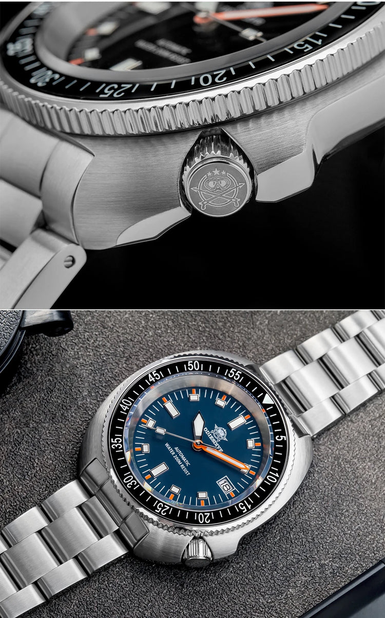 ADDIESDIVE 2025 NEW NH35A Automatic Mechanical Watches Watch For Man BGW9 Blue Luminous 20Bar Waterproof Sapphire Glass Japan