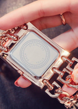 Orologio da donna di marca di lusso Abito con strass Orologi da polso da donna Eleganti orologi femminili in oro per le donne Montre Femme 2025 platinumshop