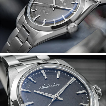 ADDIESDIVE AD2066 Men's Luxury Watch VH31 10Bar Waterproof BGW9 Super Luminous 316L Stainless Steel Reloj Hombre Quartz Watches