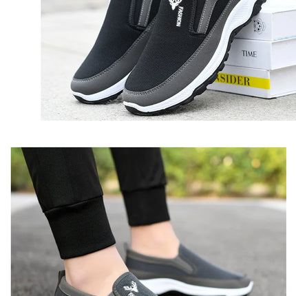 Scarpe da ginnastica da trekking da uomo, scarpe da ginnastica da viaggio ortopediche traspiranti, comode per attività all'aperto, escursioni, passeggiate
