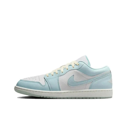 Scarpe da basket Nike Air Jordan 1 Low unisex, ammortizzate, antiscivolo, resistenti e dal design classico IO2242-101 platinumshop
