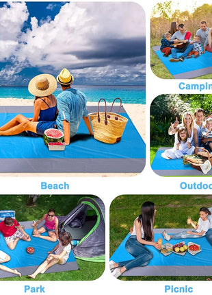 2022 telo mare oversize tappetino senza sabbia spiaggia antivento impermeabile coperte da Picnic tap