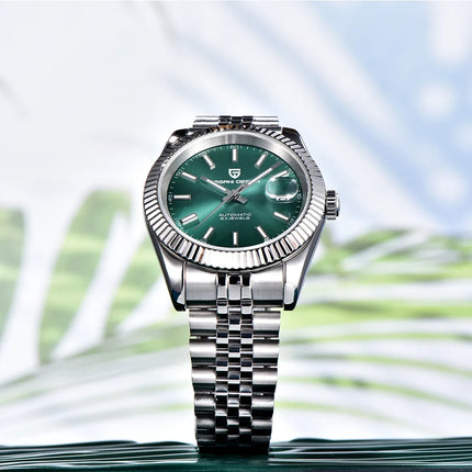PAGANI DESIGN Luxury Men's Automatic Mechanical Watch Top Sapphire Stainless Steel 100m Waterproof Business Leisure Watch