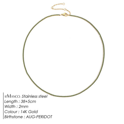 eManco Fashion Crystal High Quality Stainless Steel Gold Plated Necklace Ladies Charming Accessories Gifts Wholesale PlatiNum