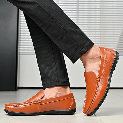 Scarpe Casual da Uomo in Pelle PU, Nuovi Arrivi, Mocassini Leggeri e Comodi, Scarpe da Guida e da Cerimonia, Slip-On