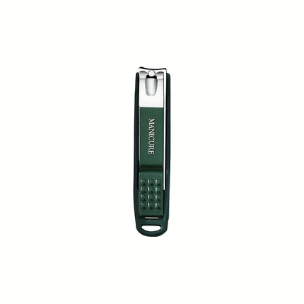 High-Quality New Splash-Proof Nail Clippers with a Hard Blade And a Nail Storage Box, Featuring an Attractive Design.