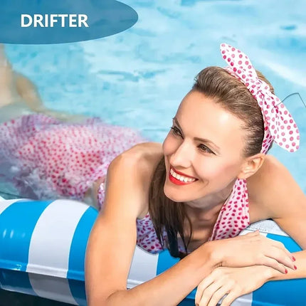 1PC gonfiabile galleggiante amaca galleggianti per adulti perfetto per il lettino a bordo piscina questa estate giochi d'acqua accessori sport acquatici