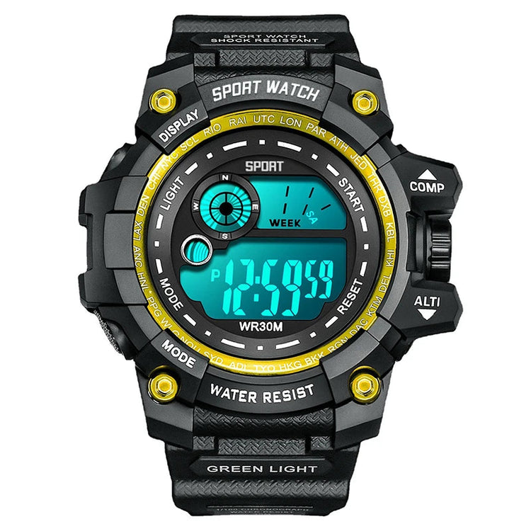 Nuovi uomini LED orologi digitali luminosi moda Sport orologi impermeabili per uomo data esercito orologio militare Relogio Masculino platinumshop