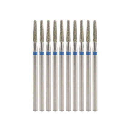 10Pcs Diamond Milling Cutter For Manicure Electric Nail Drill Bits Accessory Pedicure Machine Nail File Gel Remover Tool uñas Accesorios Y Herramientas