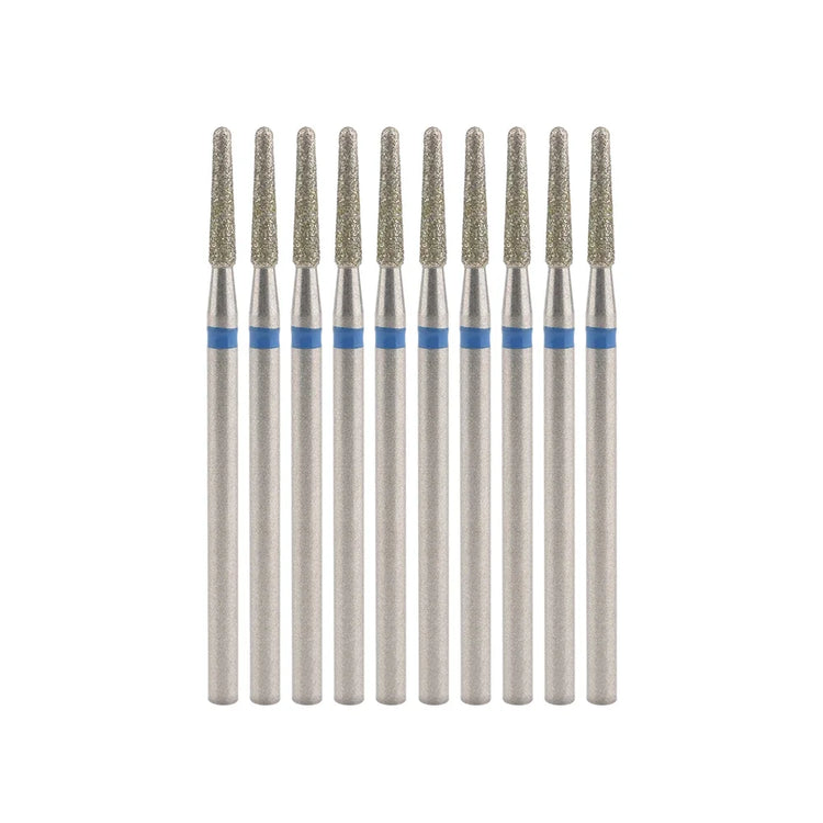 10Pcs Diamond Milling Cutter For Manicure Electric Nail Drill Bits Accessory Pedicure Machine Nail File Gel Remover Tool uñas Accesorios Y Herramientas