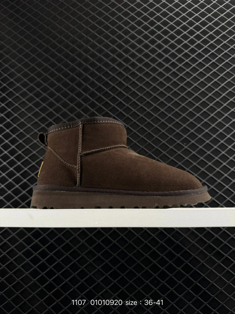 HOT NEW Winter Keep Warm Platform Boots Genuine Leather New Style Cold and Snow-proof Snow Boots for Woman Size 36-41