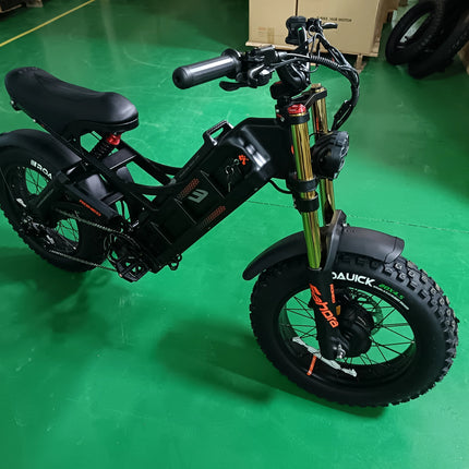 【Latest 2026 Model】eAhora-Romeo ll Electric Bicycle 2500W Dual Motor 52V60AH Lithium Battery Off-Road Electric Bike Dual Hydraulic Brakes e-bike