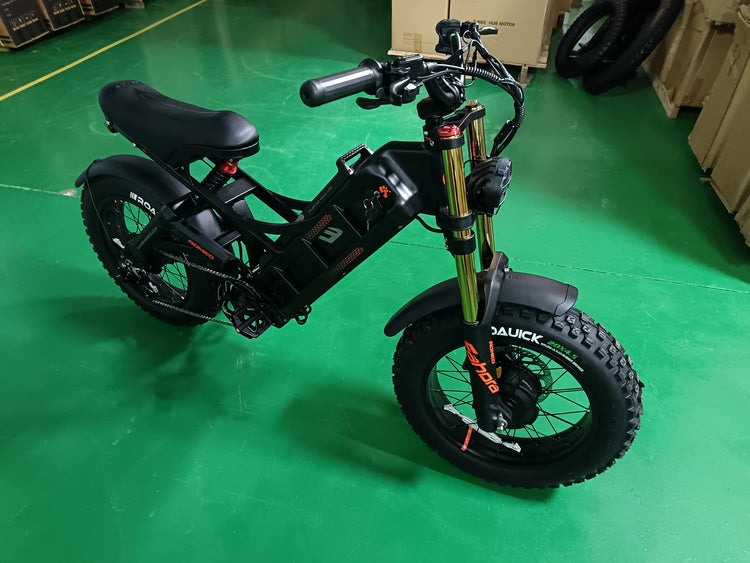【Ultimo Modello 2026】eAhora-Romeo ll Bicicletta Elettrica 2500W Doppio Motore Batteria al Litio 52V60AH Bici Elettrica Fuoristrada Freni Idraulici Doppi e-bike