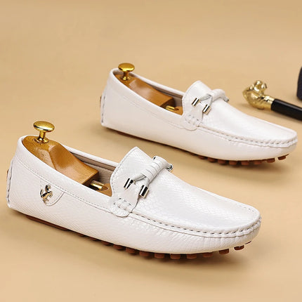 Scarpe casual da uomo nere classiche, comode scarpe basse in pelle PU da uomo, scarpe leggere senza lacci, scarpe da guida da uomo