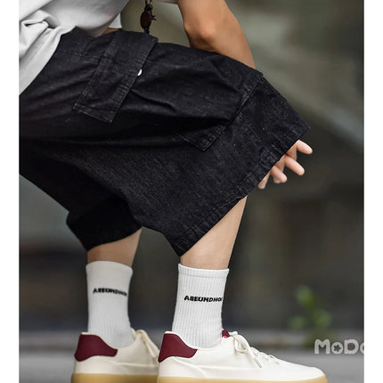 Men's Linen Canvas Platform Sneakers, Breathable Low‑Top Casual Skate Shoes, Retro Contrast Tan Trim Design, Soft Cushioned Thic