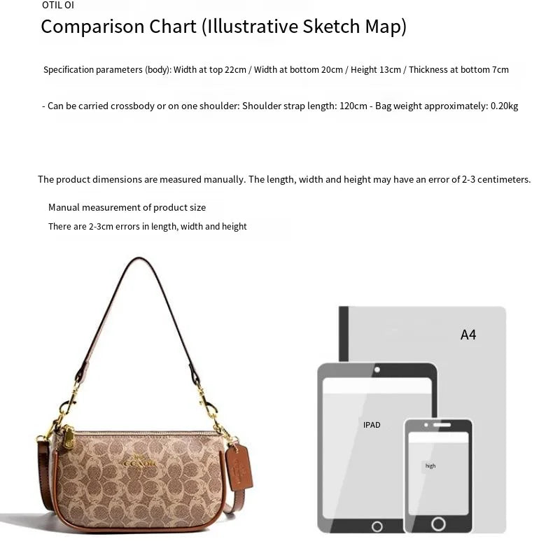 2025 New women's handbag,fashionable printed shoulder bag,classic pattern multifunctional crossbody bag,Designer Crossbody Bag