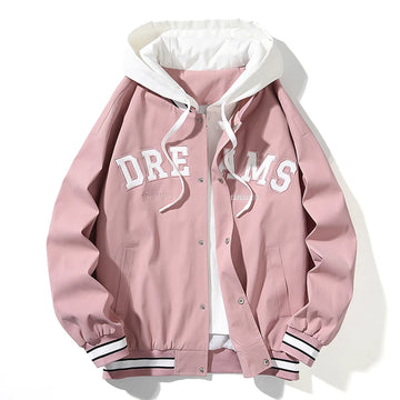 High Quality Baseball Uniform Jacket New Men's Autumn New Trendy Brand All-match Student Hooded Jacket Plus Size Coats Male 8XL